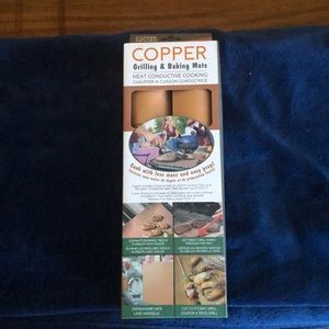 Copper infused grilling and baking mats.  Set of 2